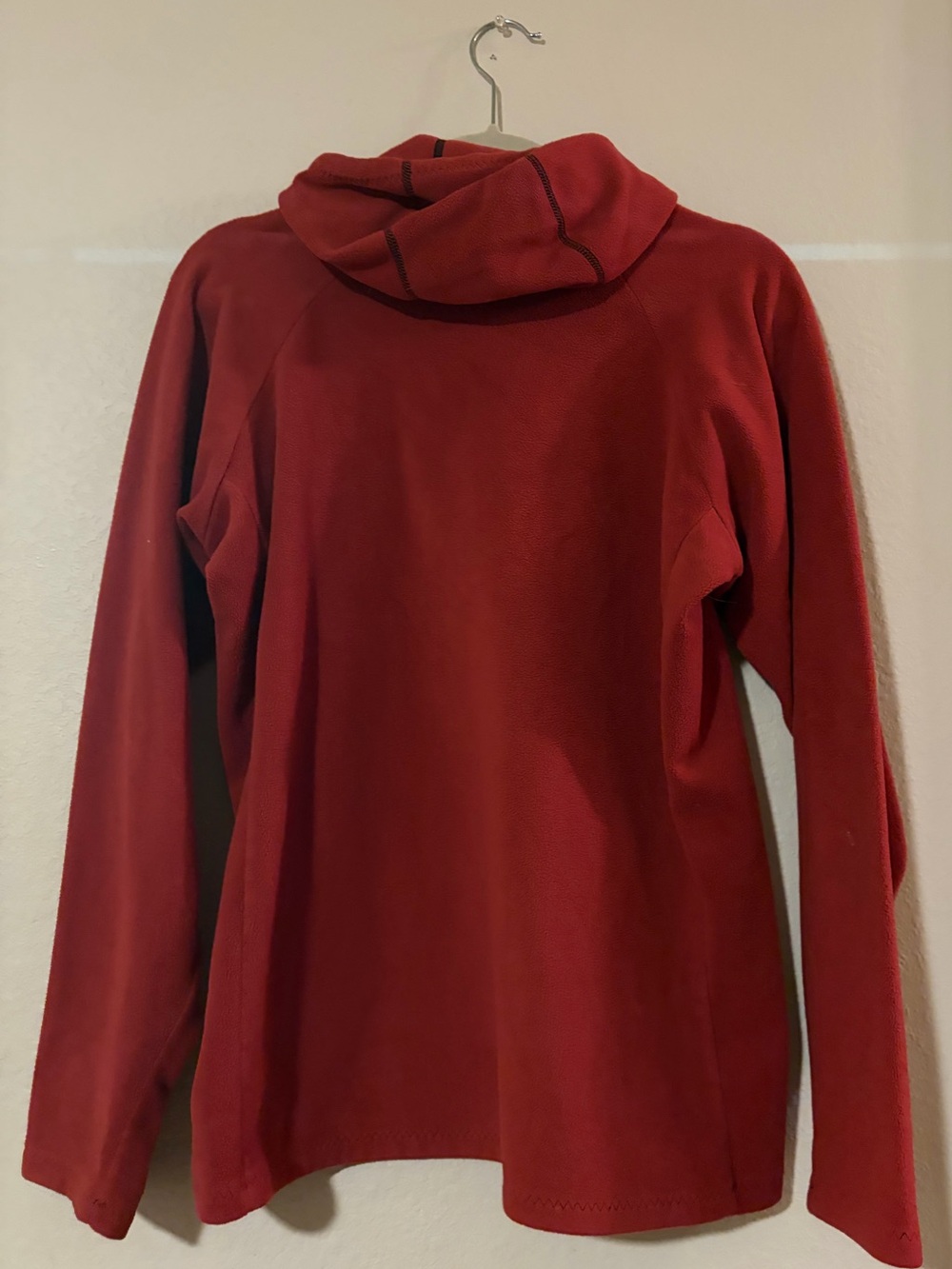 Wind Pro Women’s Small Melanzana Red Fleece Pullover Hoodie - Picture 2 of 4